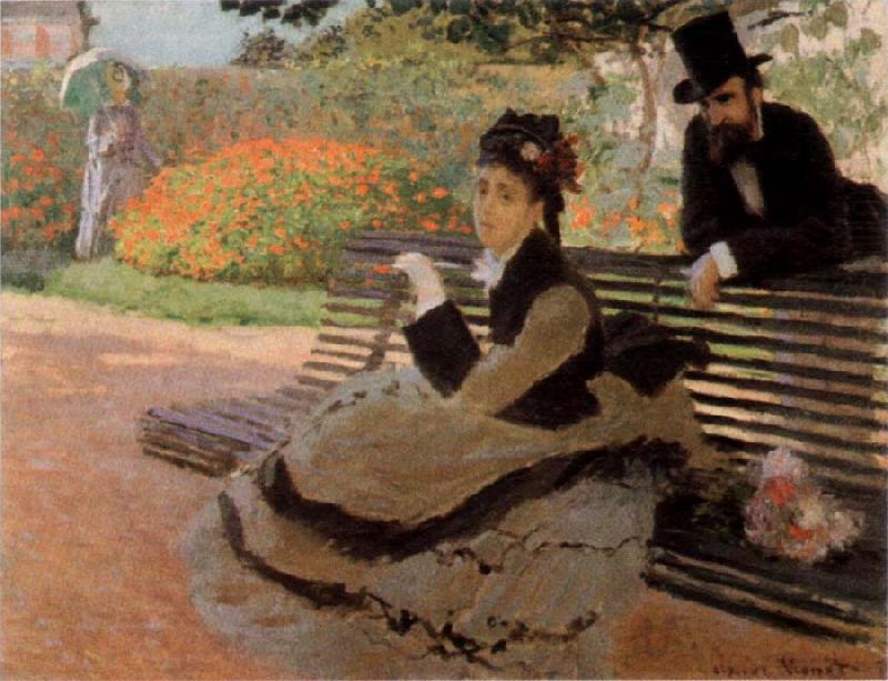 The Bench, Claude Monet